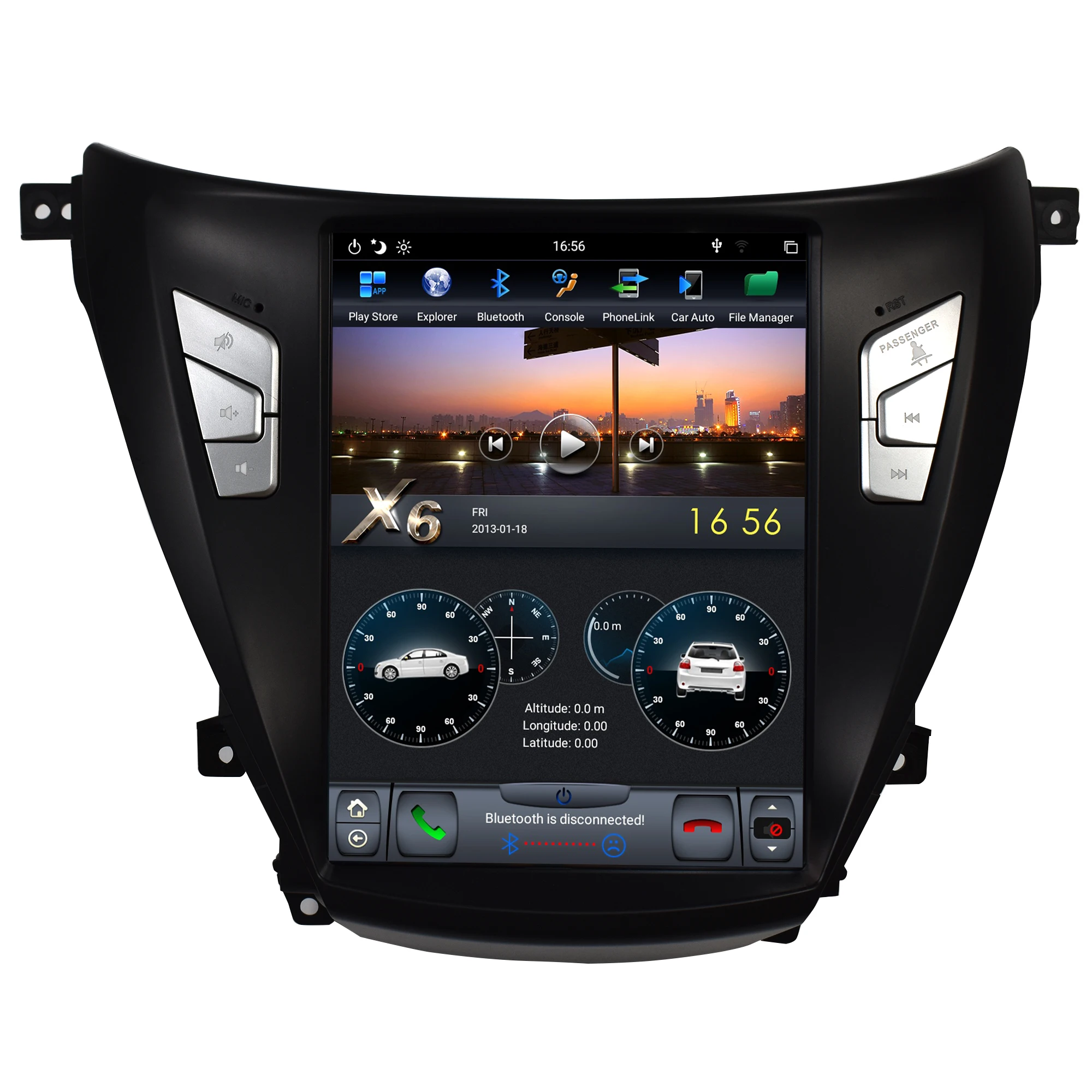 

Double 2din android car radio multimedia player For hyundai elantra Avante 2012 2013car stereo autoradio auto audio Tesla screen