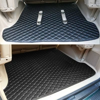 leather car rear trunk floor mat carpets for toyota land cruiser prado 120 fj120 2003 2004 2005 2006 2007 2008 2009 accessories