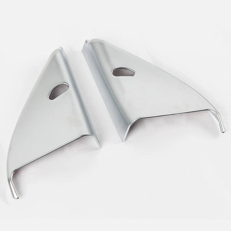 ABS хромированный автомобильный передний интерьер треугольная крышка отделка