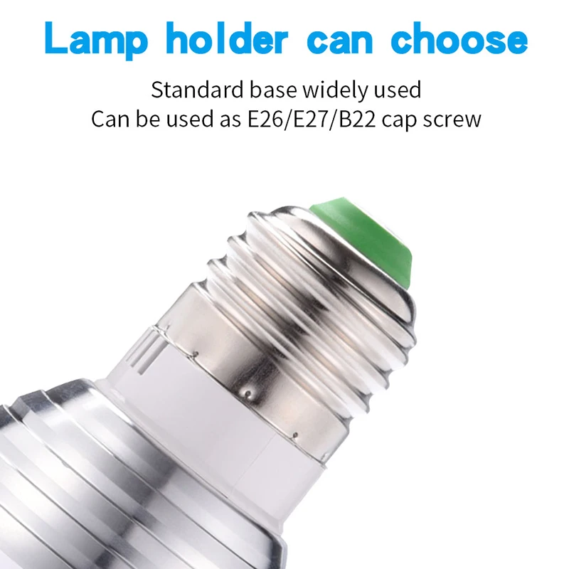 Цветная (RGB W/WW с козырьком декорированные лампа Алюминий праздничную атмосферу