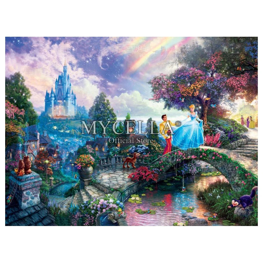 Алмазная 5d картина сделай сам вышивка Золушка стразы мозаика крестиком