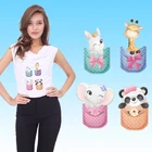 Карманный Кролик Слон панда жирафа термочувствительные нашивки печатные глажки для одежды нашивки для одежды DIY Футболка