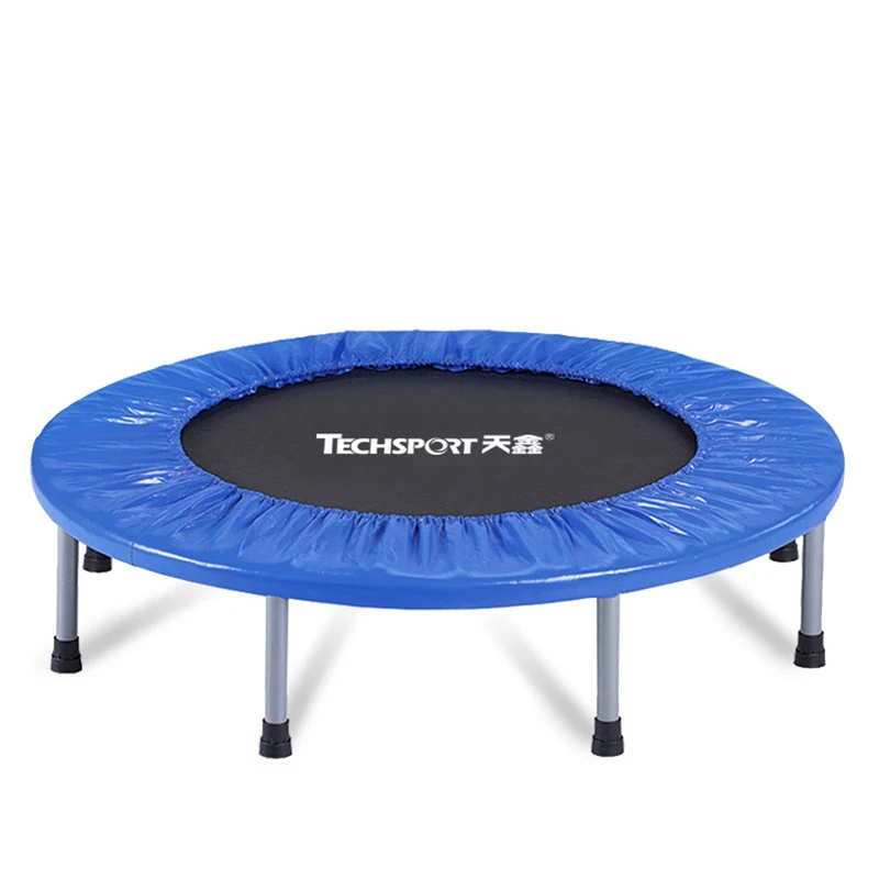 

36 Inches Foldable Portable Safety Cover Professional Trampoline For Kids Thick Steel Pipe Reinforced Spring Adult Trampoline