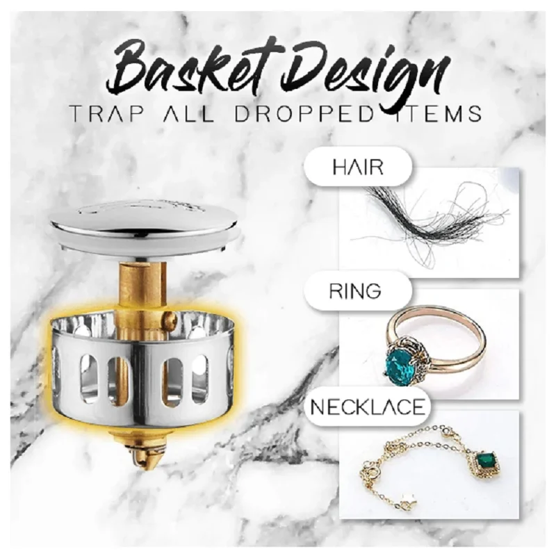 Выдвижной фильтр из нержавеющей стали универсальный медный отсек для