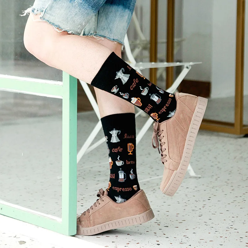 REFJJ мужские носки в европейском и американском стиле новые хлопковые длинные