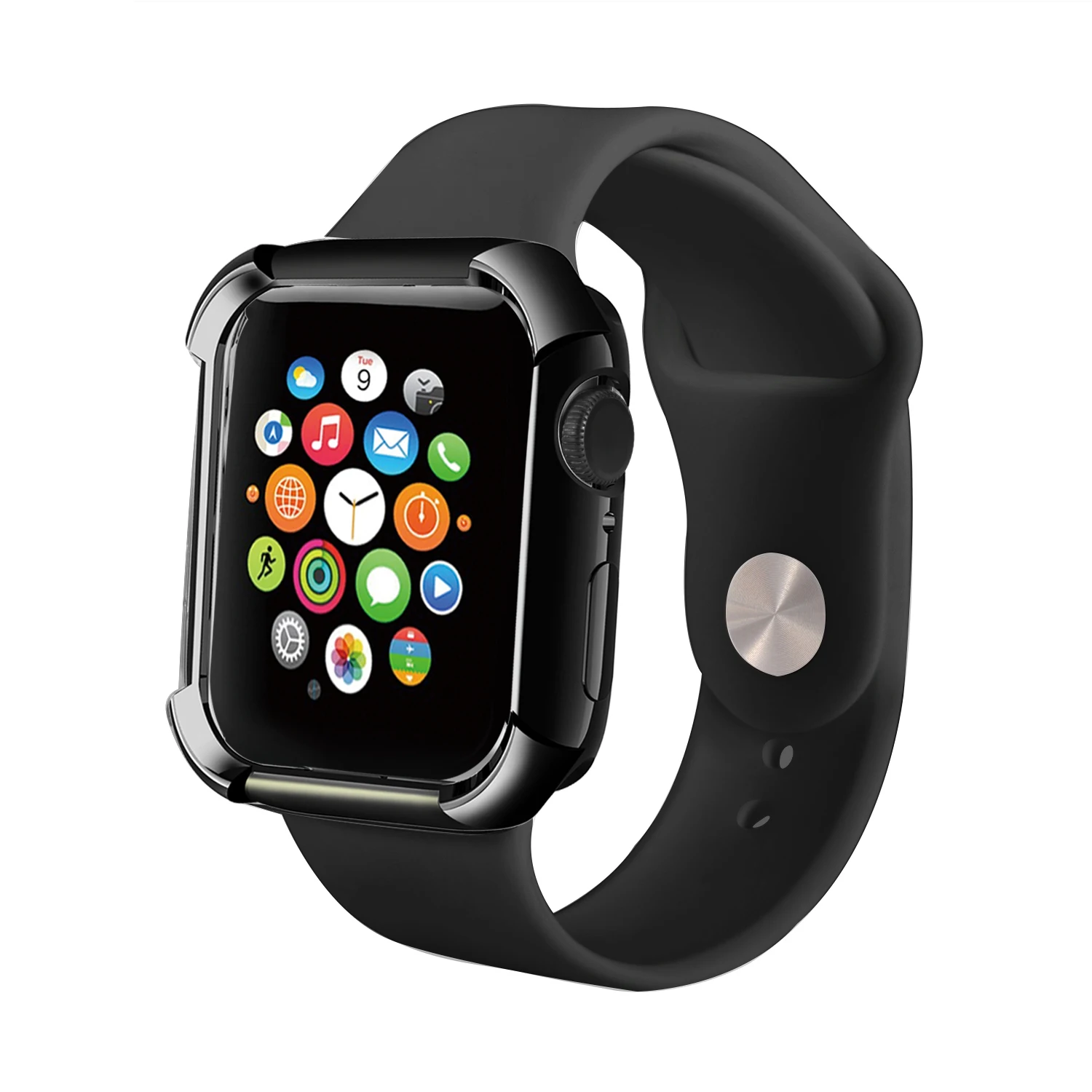 Чехол Крышка для apple watch 44/40 мм анти защита от падения series 5/4 бампер Shell наручных