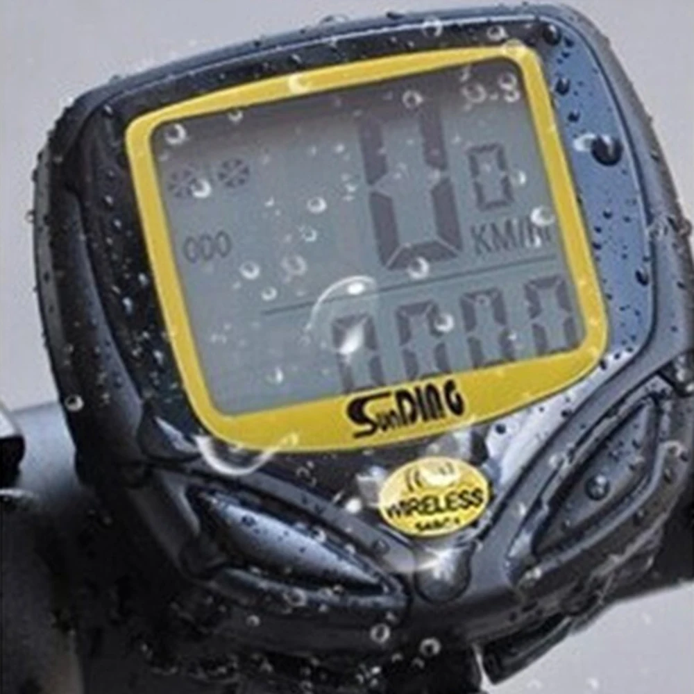 Светодиодный водонепроницаемый велосипед цифровой спидометр беспроводной