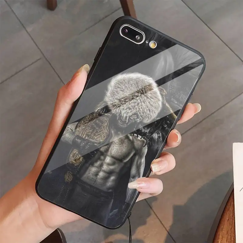 KHabib Nurmagomedov чехол для телефона из закаленного стекла iphone 6 7 8 plus X XS XR 11 12 13 PRO MAX mini |