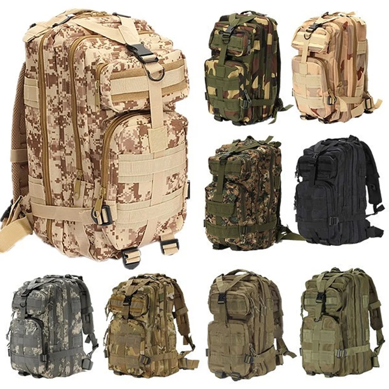 

Men Military Tactical Backpack Camouflage Outdoor Sport Hiking Camping Hunting Bags Travelling Trekking Rucksacks Bag