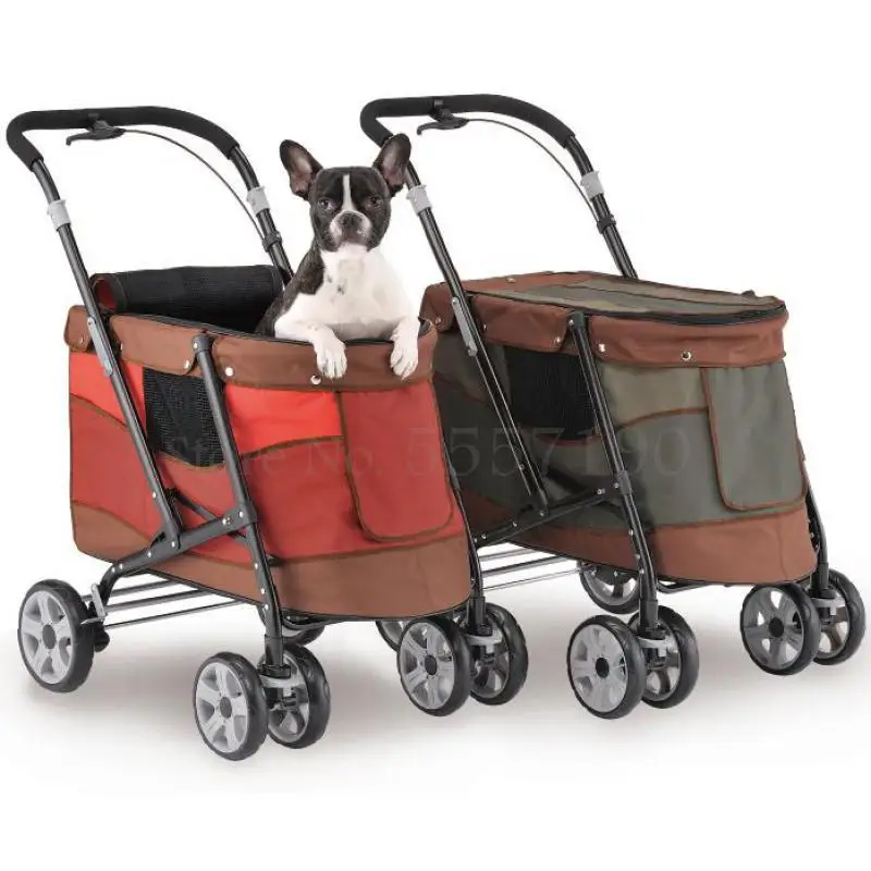 Прогулочная коляска для домашних животных складная Коляска среднего размера