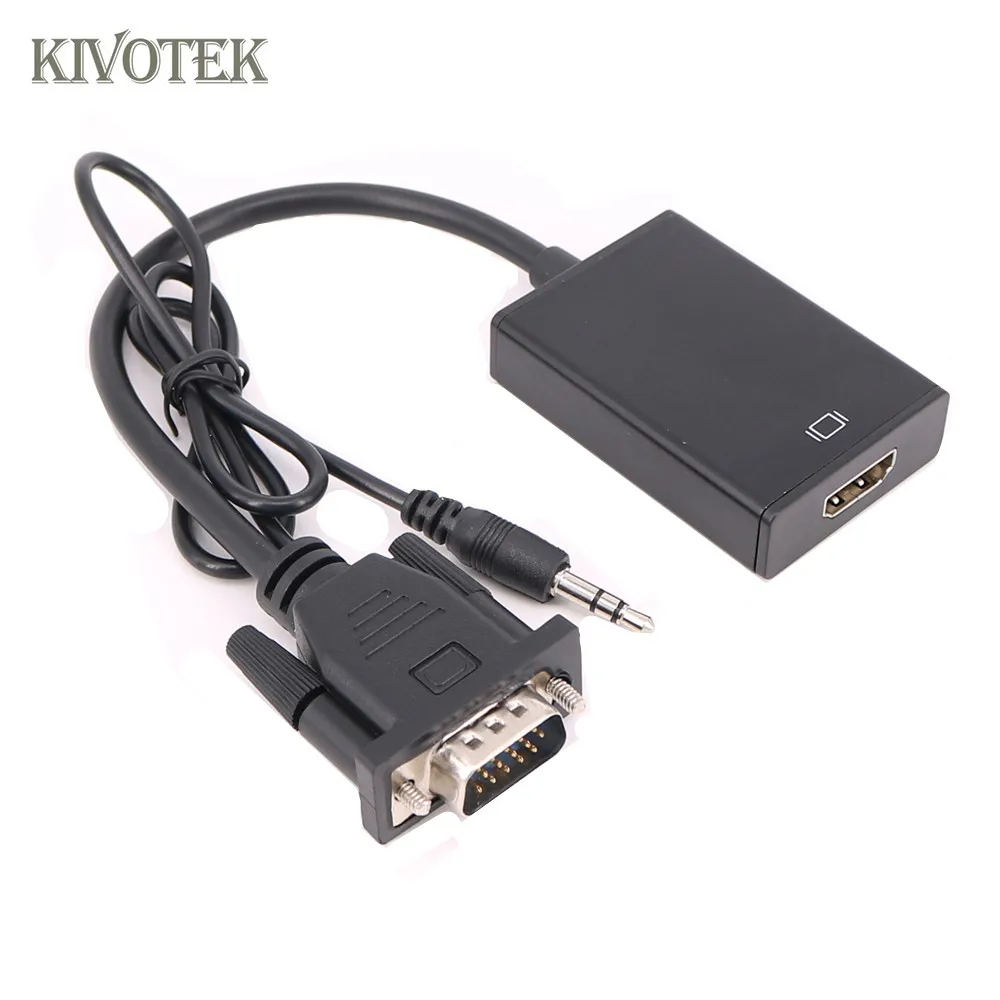 Мини-ПК преобразователь из VGA в HDMI Konwerter преобразует сигнал Vga гнездовой разъем