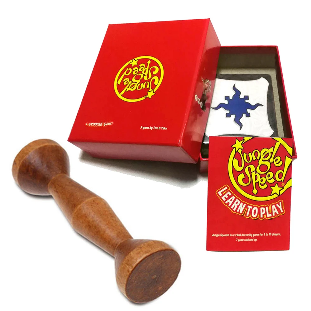 Настольная игра для семейной вечеринки Веселый жетон из коричневого дерева в