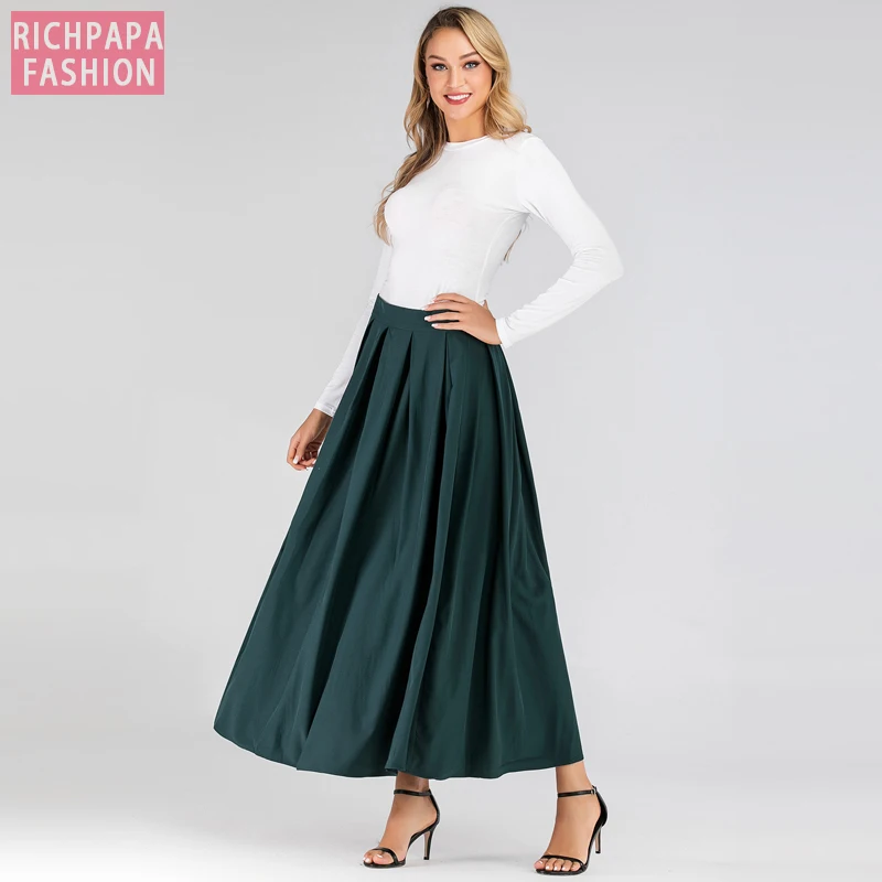 Кафтан абайя Турция Дубай Арабская мусульманская юбка Абая для женщин Турецкая