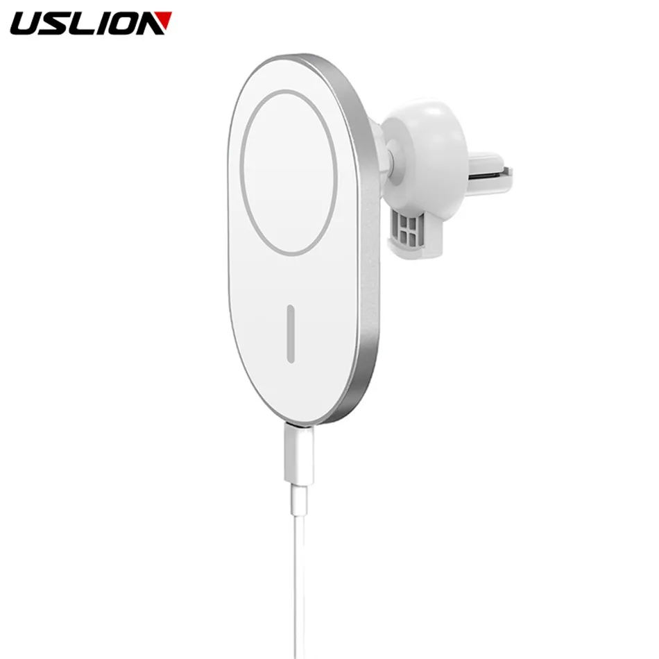 15 Вт Беспроводное зарядное устройство на магните с отделениями для карт Airvent