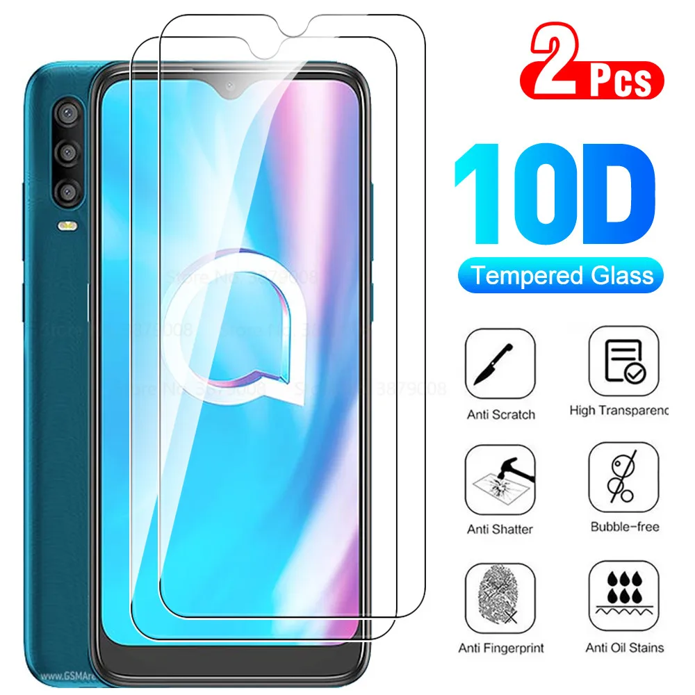 2PCS Glass Screen Protector for Alcatel 1SE 5030F 5030U Tempered Glass Protector for Alcatel 1SE 2020 Anti-scratch Phone Film