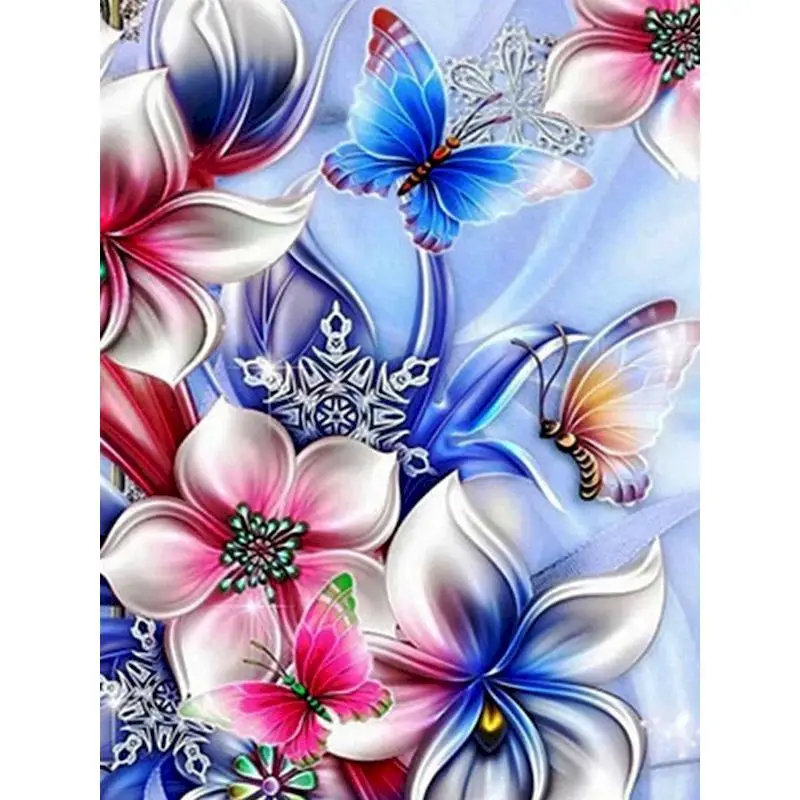

SDOYUNO DIY Diamond Painting Cross Stitch Diamond Embroidery Mosaic Flowers Full Square Drill Home Decoration