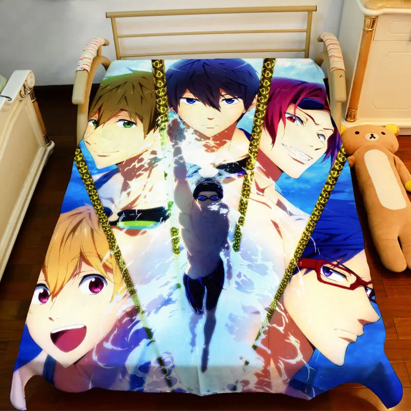 Новинка бесплатно! Постельное белье Iwatobi для плавания в клубе нананасе Харука