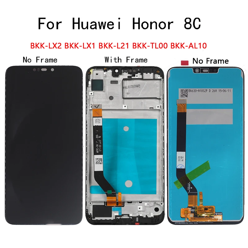 6 26 &quotAAA для Huawei Честь 8C ЖК дисплей сенсорный экран дигитайзер сборки BKK LX2 LX1 L21 TL00