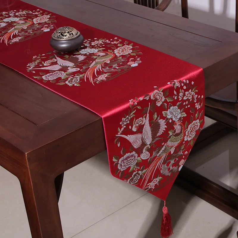 

Скатерть-дорожка Veemi Красный полиэстер/хлопок