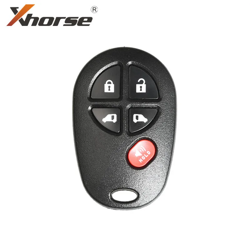 

Xhorse XKTO08EN Wire Universal Remote Key 5 Buttons for VVDI Key Tool English Version 1PCS