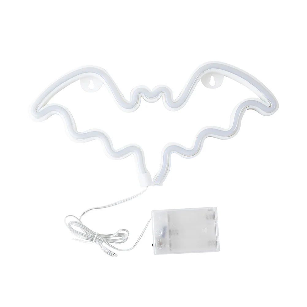 

Лампа в форме летучей мыши, Креативный светодиодный настенный неоновый светильник ильник для моделирования