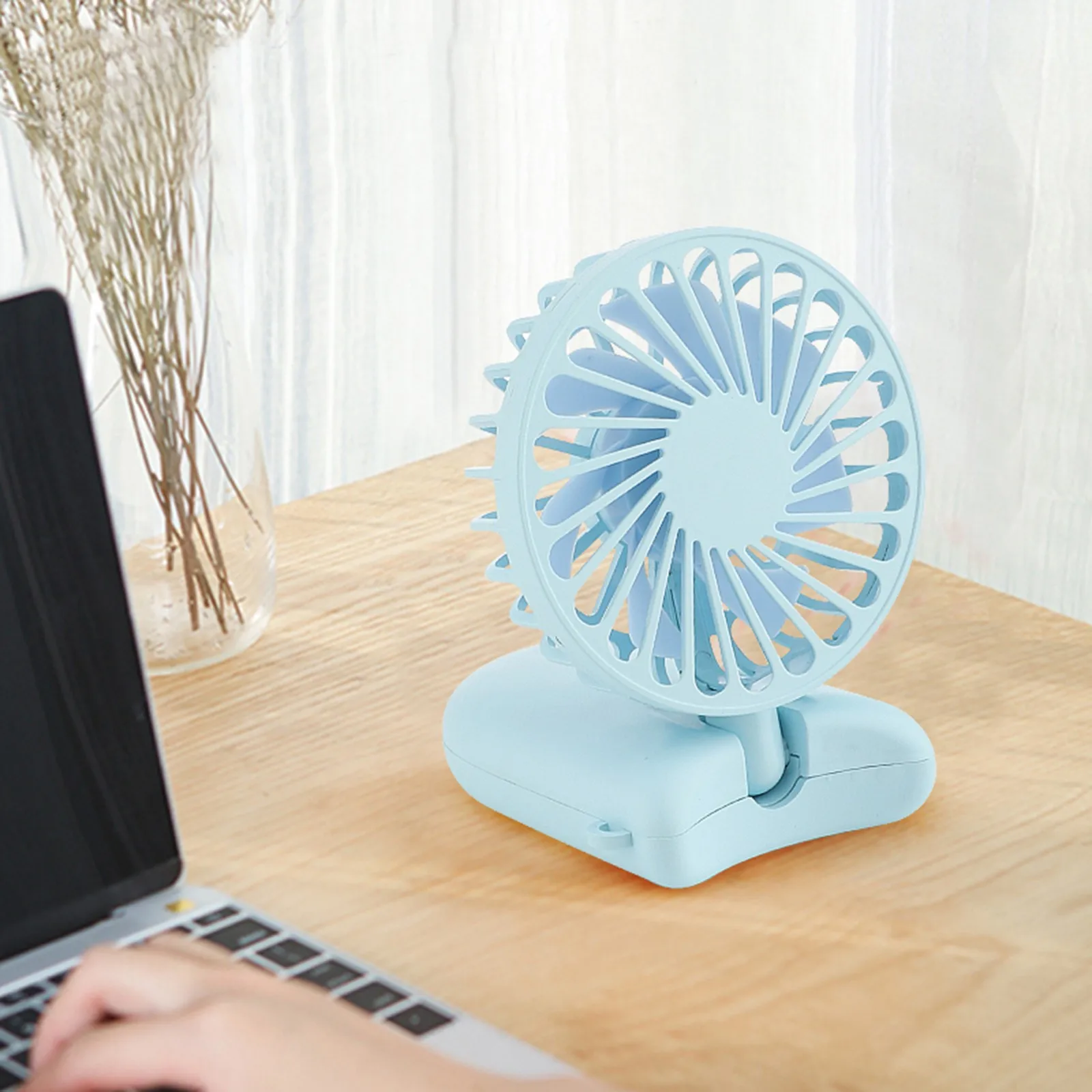 

Mini Neck Fan Portable Fan Rechargeable Hanging Fans Air Cooler Cooling Wearable Neckband Usb Mini Fans Baseus