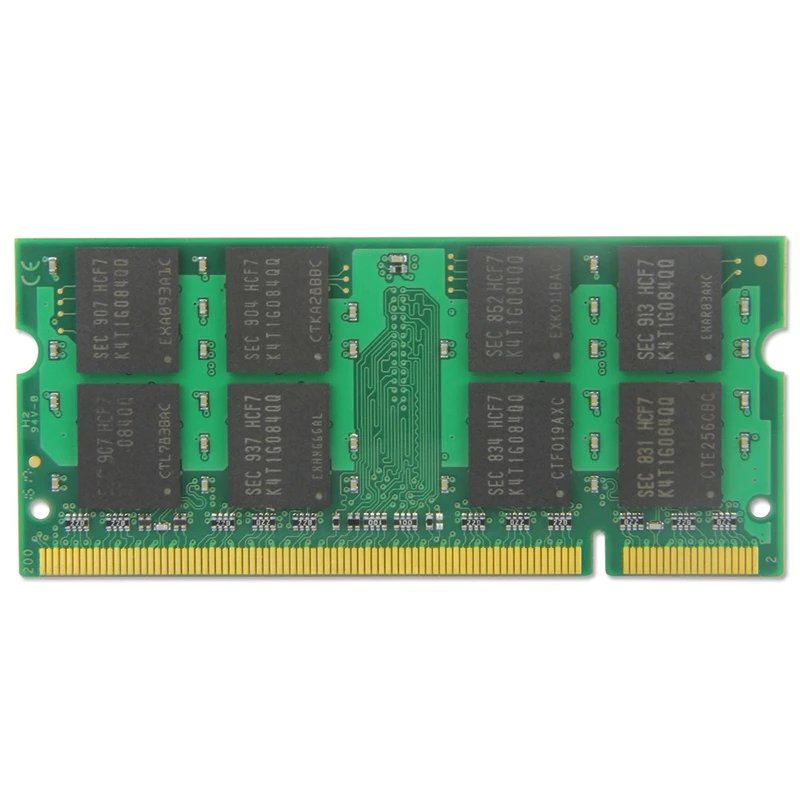 Laptop Memory Module Ram SDRAM DDR 2 DDR2 800 MHz 200-PIN 2GB SO-DIMM PC2-6400 CL5 Notebook Memoria Rams Sodimm Compatible 667 | Компьютеры