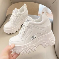 women winter platform sneakers warm fur plush insole ankle boots women spring chunky shoes lace up tennis shoes woman mujer 9cm
