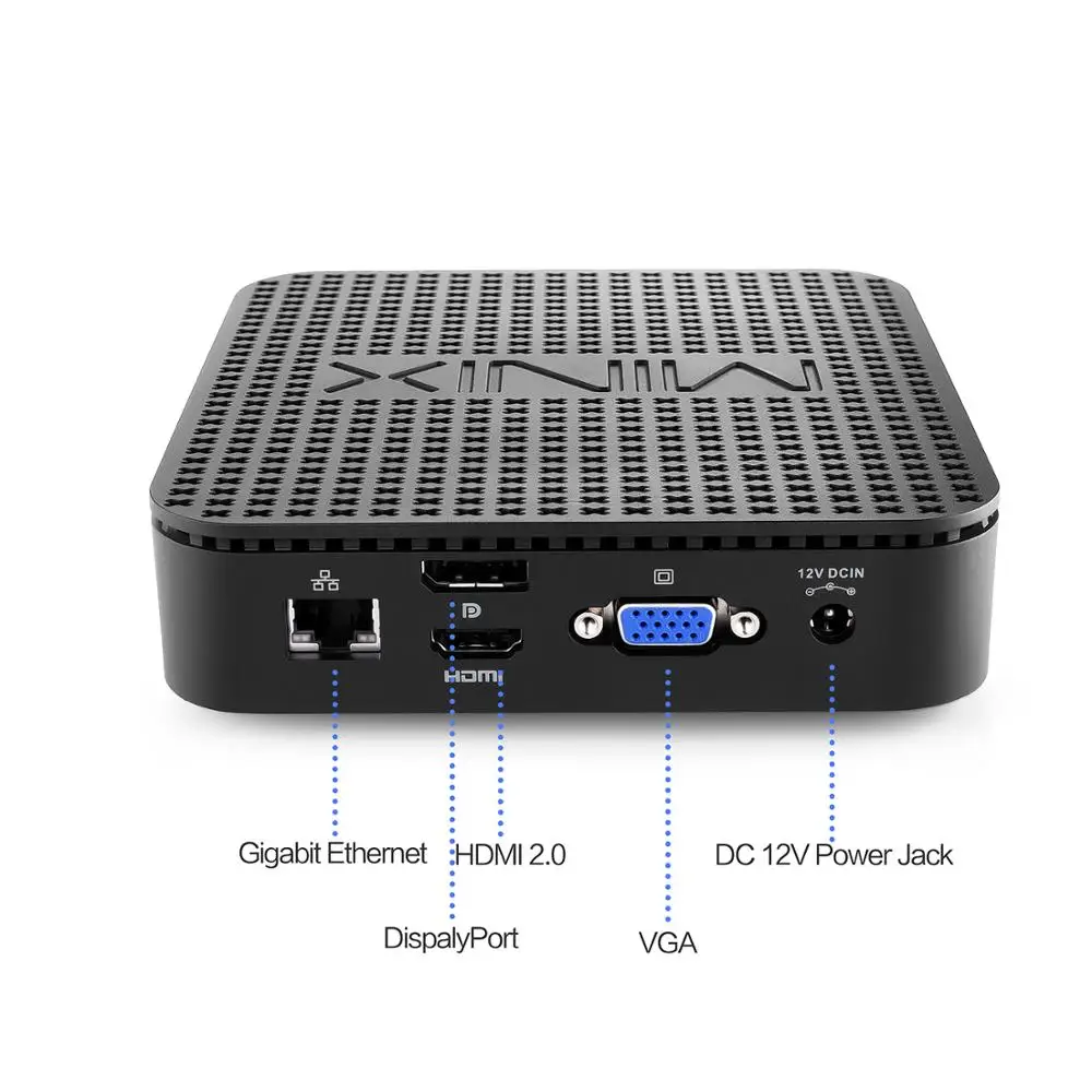 MINIX NEO G41V-4 Intel Gemini Lake N4100 Ultimate безвентиляторный мини-ПК с Windows 10 Pro комплексный