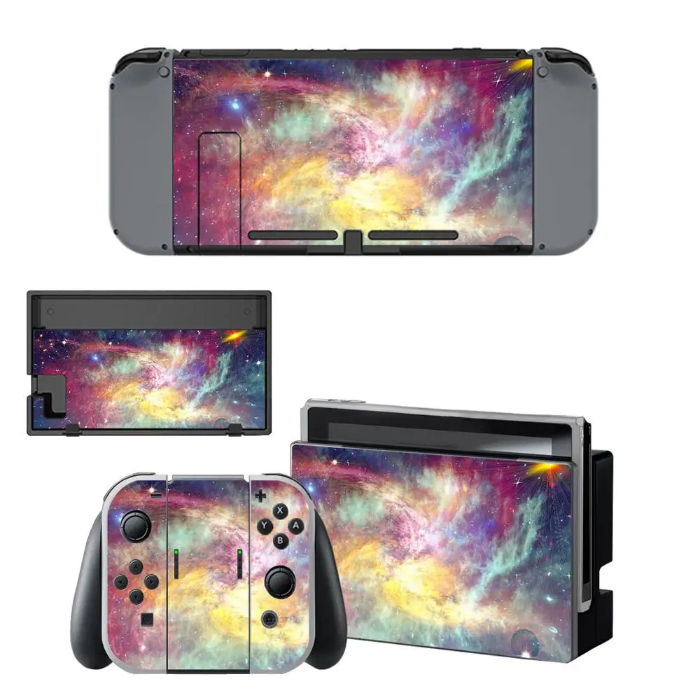 Ноd Сменные наклейки протектор обертывание звездное небо кожи наклейка для nintendo