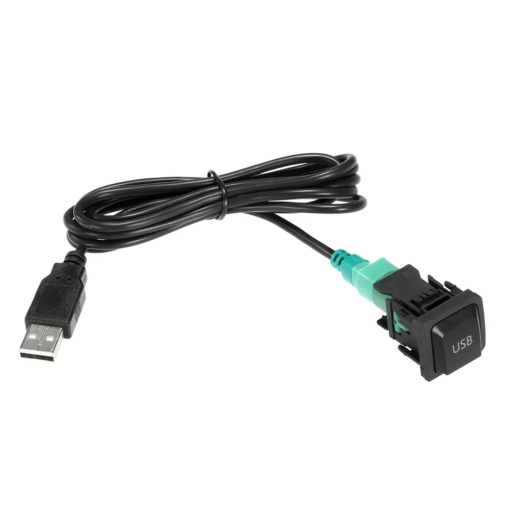 USB аудио кабель адаптер CD плеер радио провод подходит для Фольксваген 130 см|Кабели
