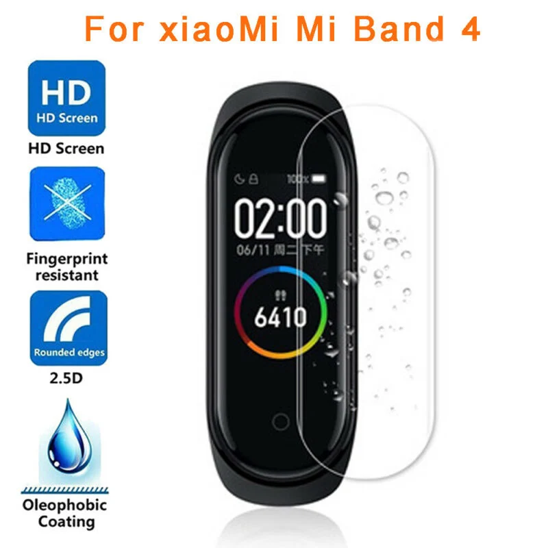 ТПУ HD Взрывозащищенная пленка наклейка для Xiaomi Mi Band 4 Смарт часы Браслет