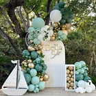 124 шт., латексные двухслойные перламутровые золотистые гвоздики