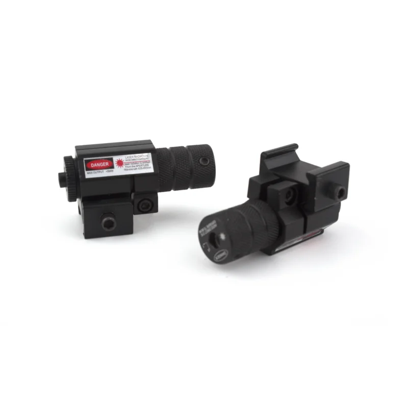 Тактическая красная лазерная указка Регулируемый прицел 11/22 мм Пикатинни