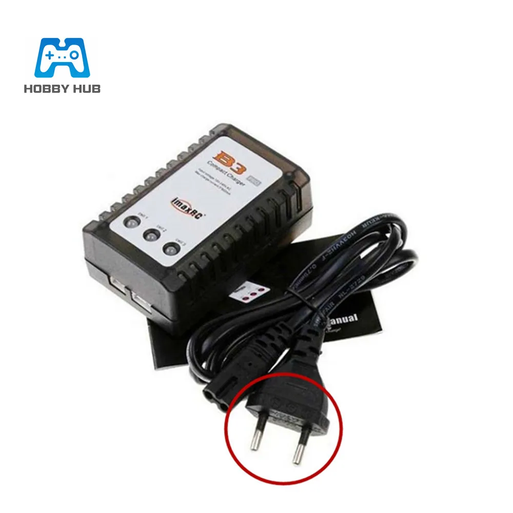 High Quality New 7.4v lipo battery balance charger iMaxRC iMax B3 Pro Compact 2S 3S Balance Charger EU US Plug For RC Helicopter | Игрушки и