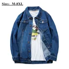 Джинсовая куртка мужская, верхняя одежда из денима, блуза, повседневная верхняя одежда, размеры 5XL 6XL 7XL 8XL MAX, весна-осень