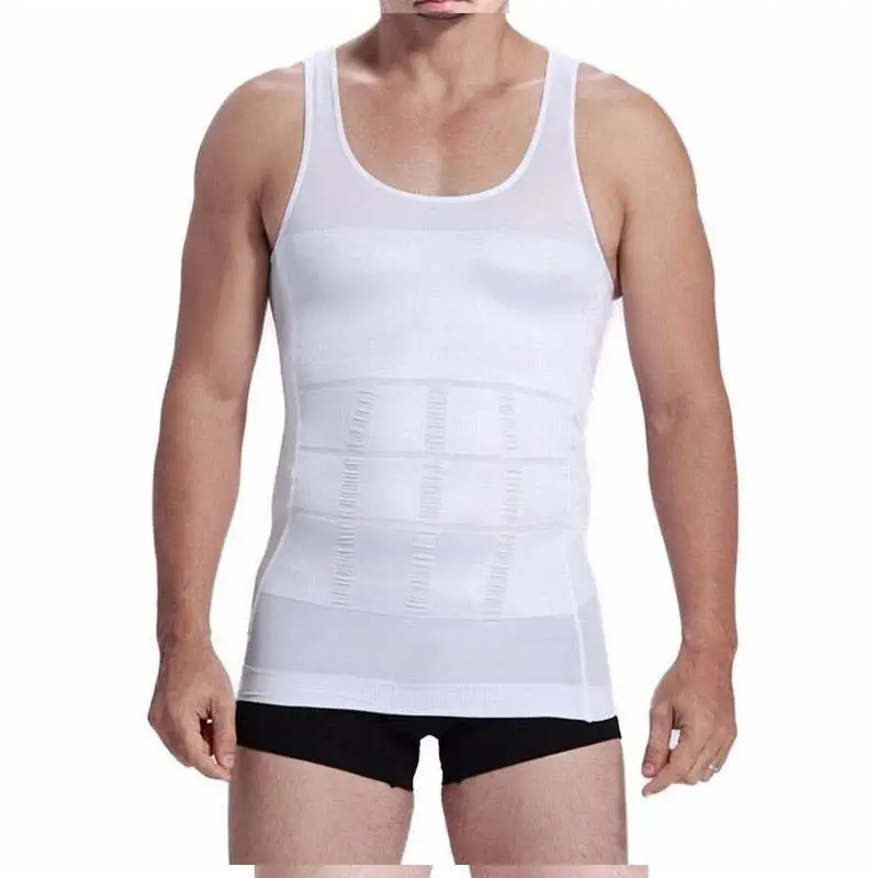 2019 Hot Men Sexy Body Shaper Waist Tummy Slimming Vest Suit Any Clothing Plus Size Cool Fashion Style | Мужская одежда