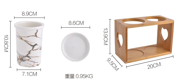 Керамические палочки для еды с мраморной текстурой | Дом и сад