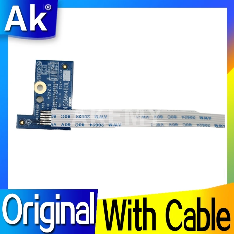 Akemy оригинал для For Acer ASPIRE E5 521 571 511 V3 572G Кнопка питания плата с кабелем Z5WAH 572 100%
