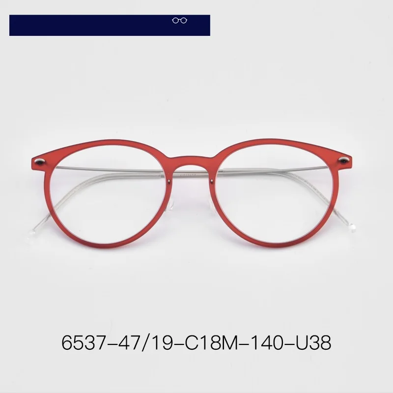 Дания брендовая оправа для очков из чистого титана ультралегкие очки ретро