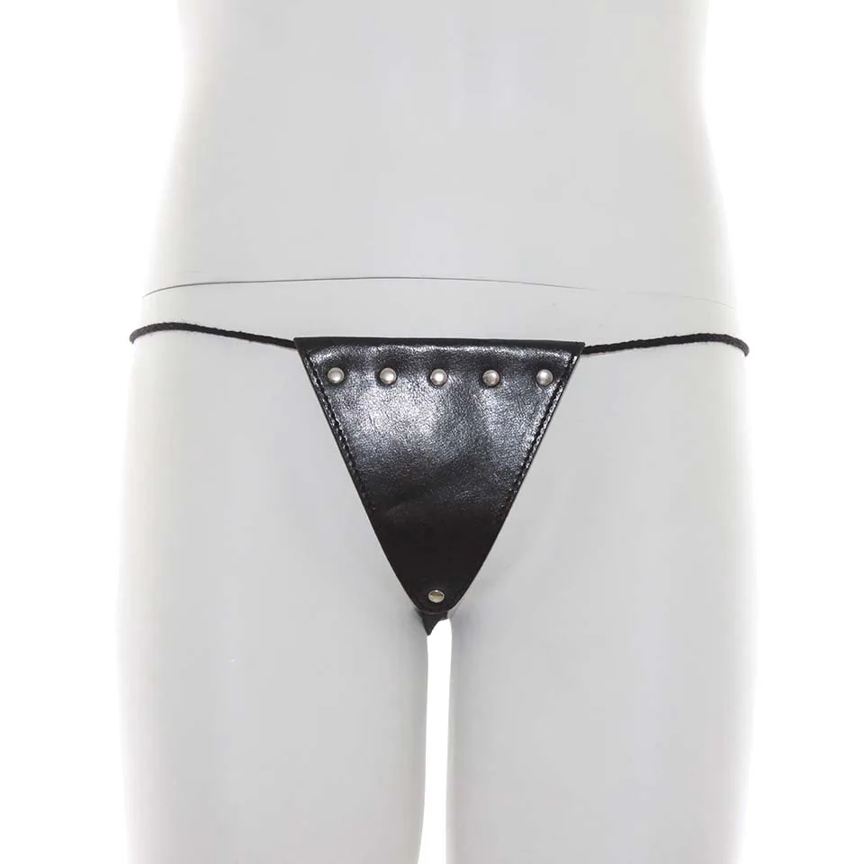 Пикантные женские сексуальное нижнее белье эротическое трусы кожаные стринги