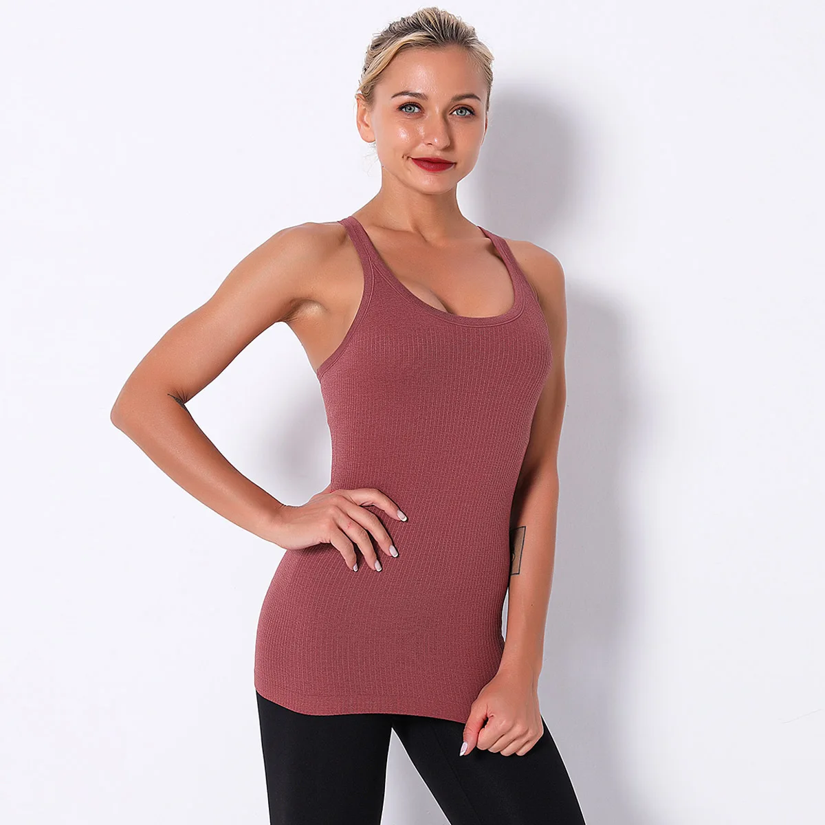 

Yoga Gym Vest Sexy Tank Top Gym Underwear Gym Run Wearing Yoga Clothes Tank Top Shock-proof Girl Underwear