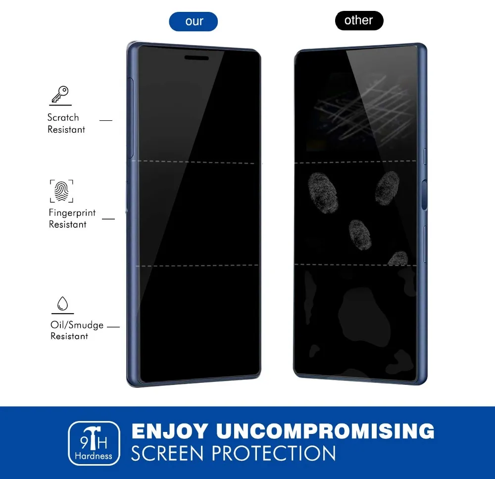 Закаленное стекло для SONY Xperia 10 PLUS X10 + Защитная пленка экрана L1 L2 L3 прозрачная