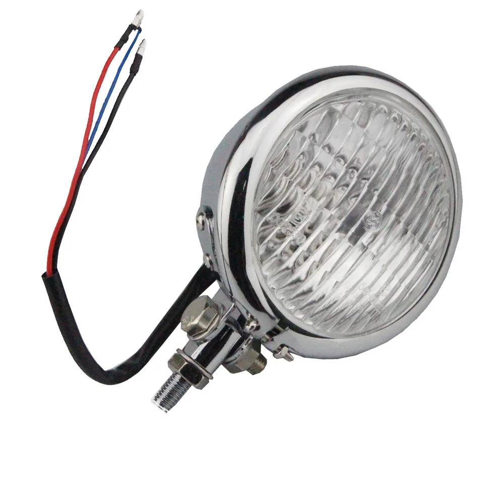 Универсальная мотоциклетная фара желтый свет 60 Вт/55 Вт дальний и ближний