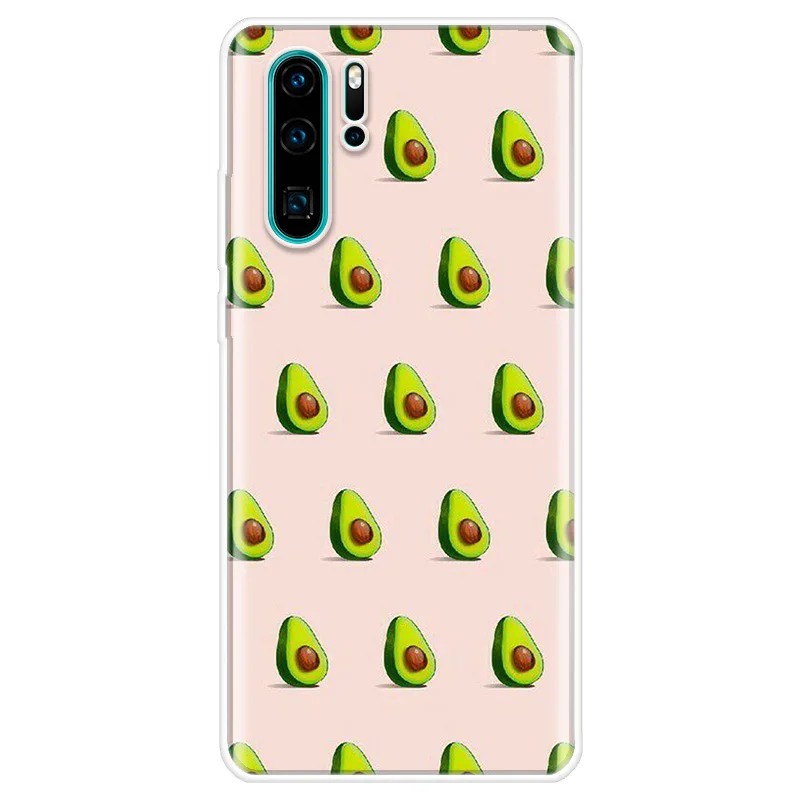 

Funny Avocado Case For Huawei P40 Lite P10 P20 P30 Pro P Smart Z Y5 Y6 Y7 2019 Mate 20 Lite Back Cover For Honor 8S 10 20 Lite C