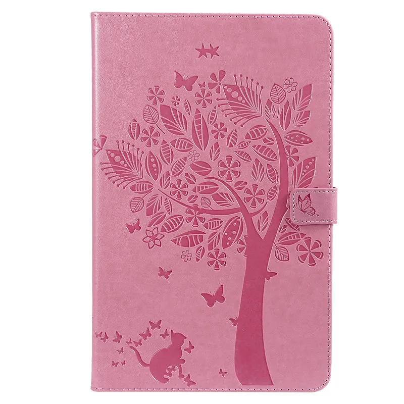 Wekays для samsung Tab A2 10,5 кожаный чехол с рисунком кота дерево для Coque samsung Galaxy Tab A 10,5 дюймов T590 T595 чехлы