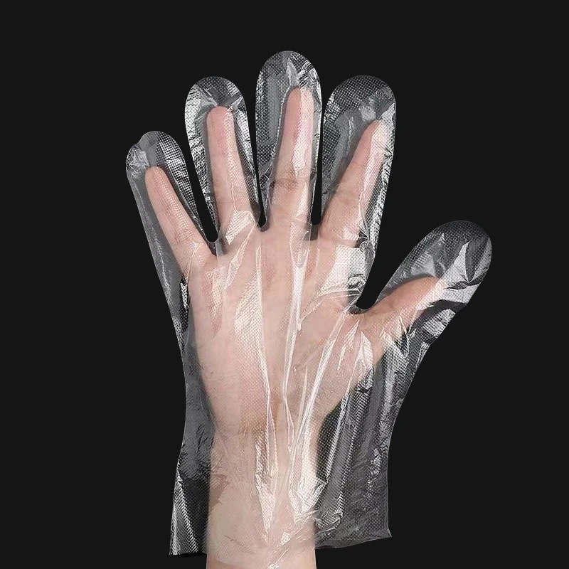 100 шт./лот бытовые перчатки экологичные одноразовые полиэтиленовые