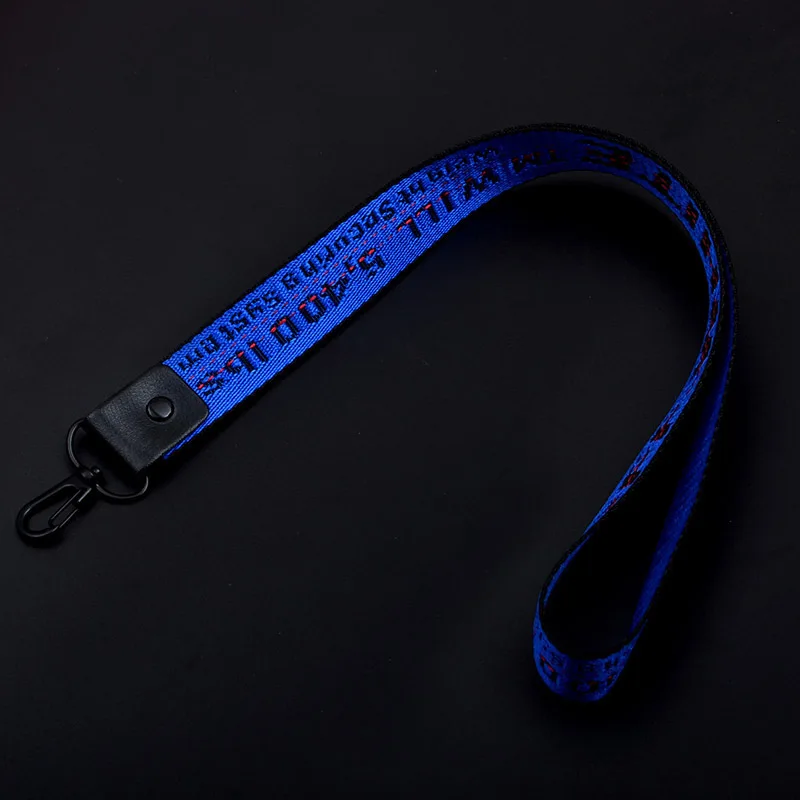 long royal blue 100 шт письма от ленты белый брелок mujer sleutelhanger chaviro леди телефон Чехол кошелек брелок для сумки - Цвет: long royal blue