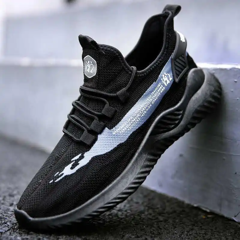 2020 Men Lace-up Athletic Trainers Zapatillas Sports Shoes Outdoor Walking Sneakers Four Seasons couple Running | Обувь