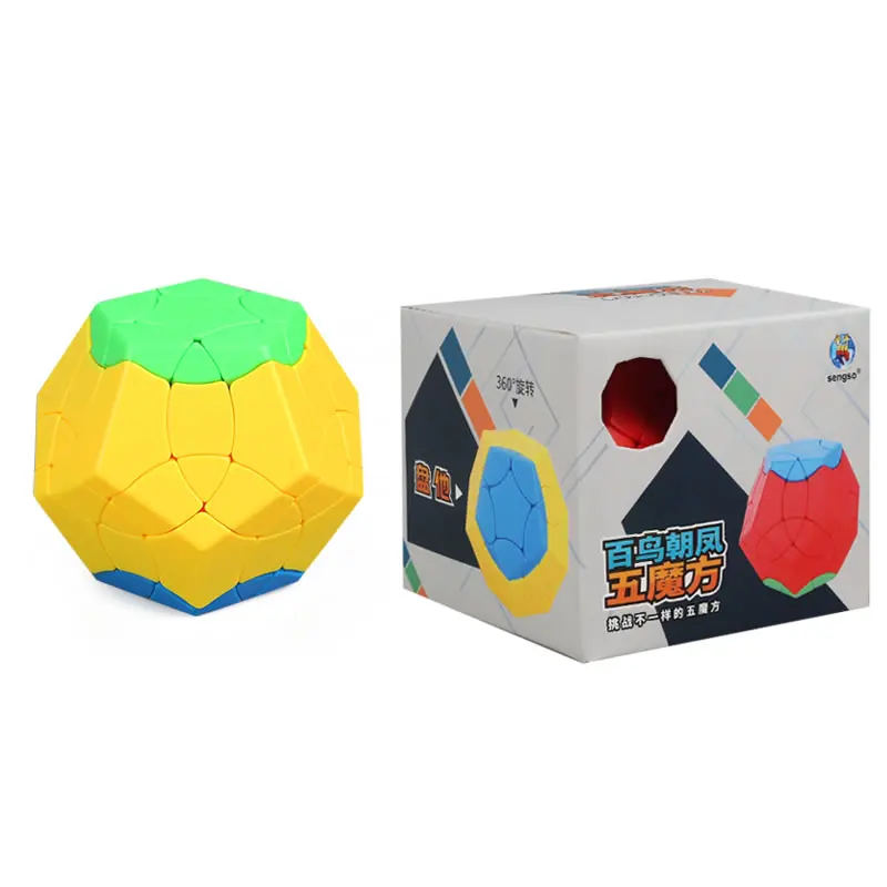 Original High Quality ShengShou 3x3x3 Megaminxeds Magic Cube SengSo Phoenix Bird 3x3 Dodecahedron Puzzle Toys Christmas Gift | Игрушки и